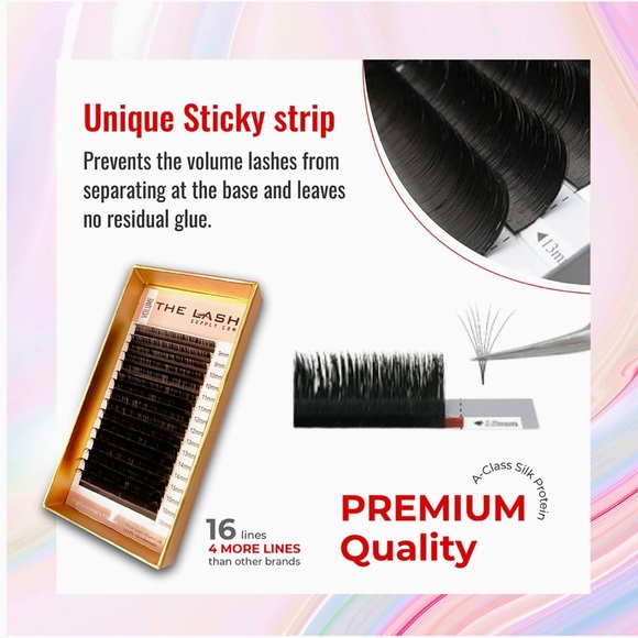 THE LASH SUPPLY | Premium Volume Eyelash Extension Professional Supplies - Picture 4 of 10